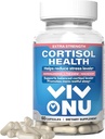 VivoNu Cortisol Health - hjälper till att upprätthålla hälsosam energi, balanserad kortisolrespons, avkoppling och djup sömn - Ashwagandha | L-Theaine | Magnesium - Non-GMO - 60 kapslar