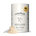 Cowboy Colostrum Powder - Bovine Colostrum Powder för kvinnor och män - Första dagen Milking Whole Colostrum - Grass Fed Colostrum Supplement för Gut Health, Immunity, Skin & Hair (Vanilla 40 portioner)