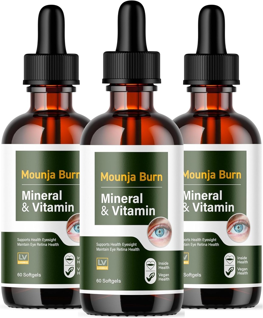 Mounja Burn Advanced Drops Formel 3 flaskor i 90 dagar