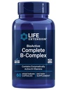Life Extension BioActive Complete B-Complex, Hjärta, Hjärna och Nerve Support, Hälsosam Energi, Metabolism, Komplett B-komplex, 60 Vegetariska kapslar