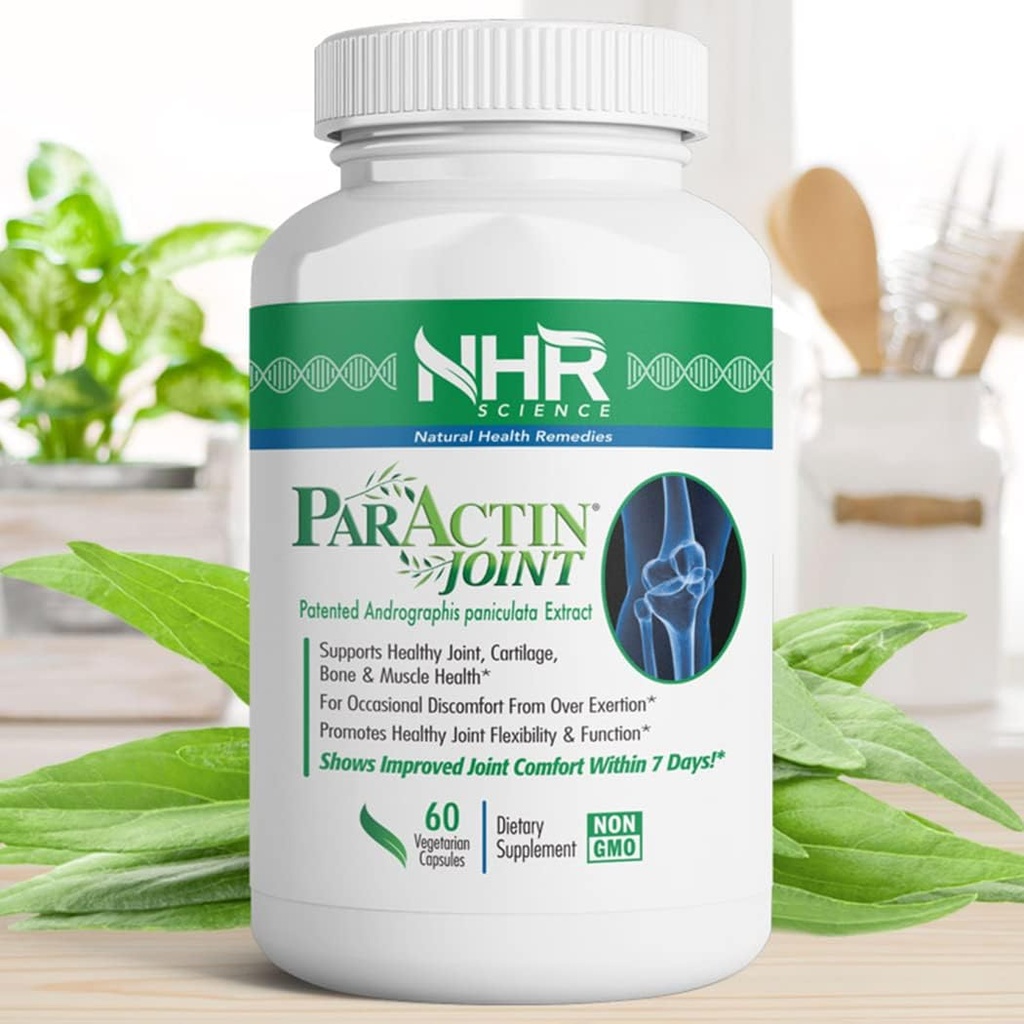 NHR Science ParActin Joint - för Joint & Muscle Health - Kliniskt bevisad för att förbättra Joint Comfort inom 7 dagar