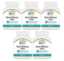 21st Century Slow Release Iron Tablets - 60 ct, Pack of 5 - Förpackning kan variera