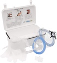 Primacare KC-1010 CPR Rädda mask Resuscitation Kit för vuxen och barn med en One-Way Valve Mouth till mun för kompletterande syre) Wall Mount / Carry Case Inkluderad