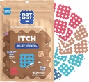 NATPAT Magic Patch Itch Relief Stickers - Insect Bite Patch for Mosquitos, Ticks, Midges, Sandflies och Bed Bug Bites - Buzzpatch - 32 Count