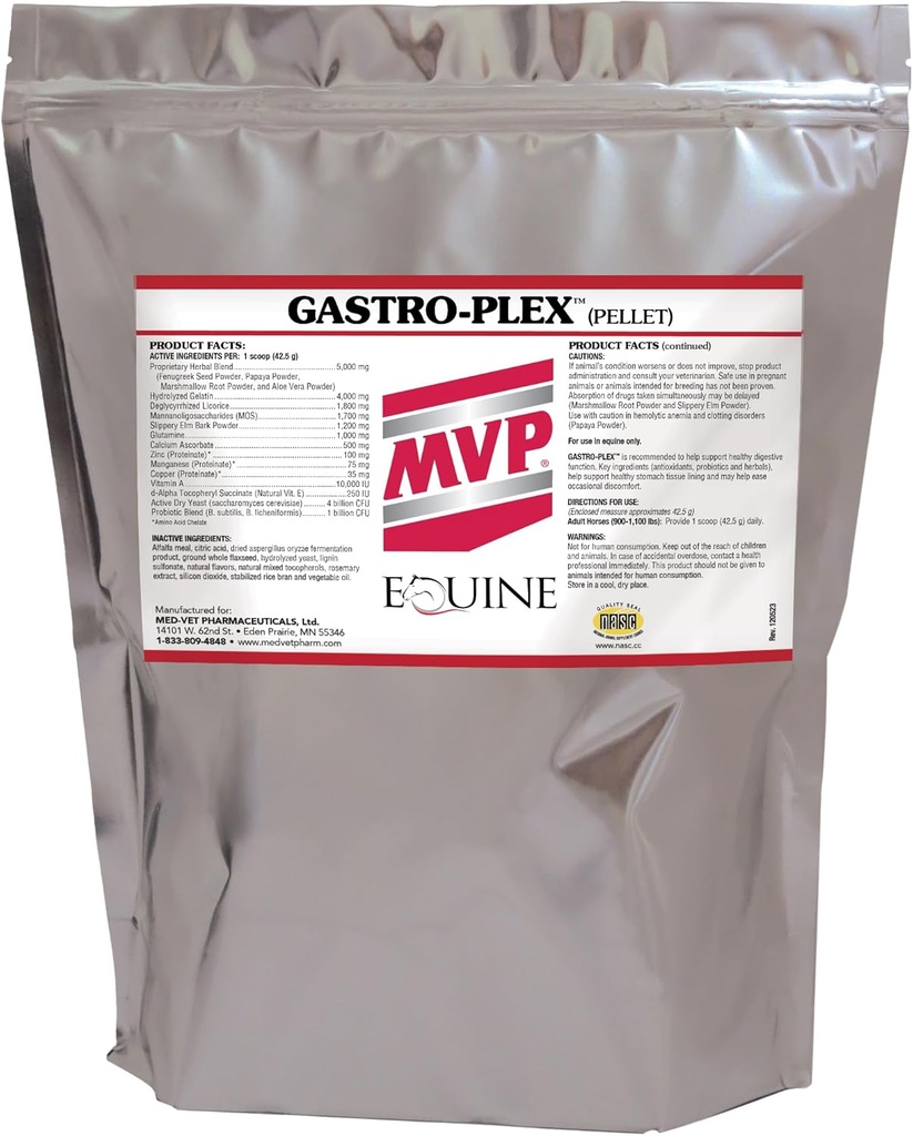 Gastro-Plex (6 lb) Stöder Gut Health och Hindgut Digestion i hästar