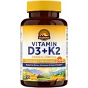 Vitalitown Vitamin D3 K2 Supplement, Vitamin D3 10000 IE Vitamin K2 (MK7) 200 mcg, 90 Softgels, Non-GMO, No Gluten & Soy, för Ben, Teeth, Immune & Heart Health