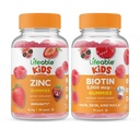 Livliga Zink Kids + Biotin Kids, Gummies Bundle - Great Tasting, Vitamin Supplement, Gluten Free, GMO Free, Chewable Gummy