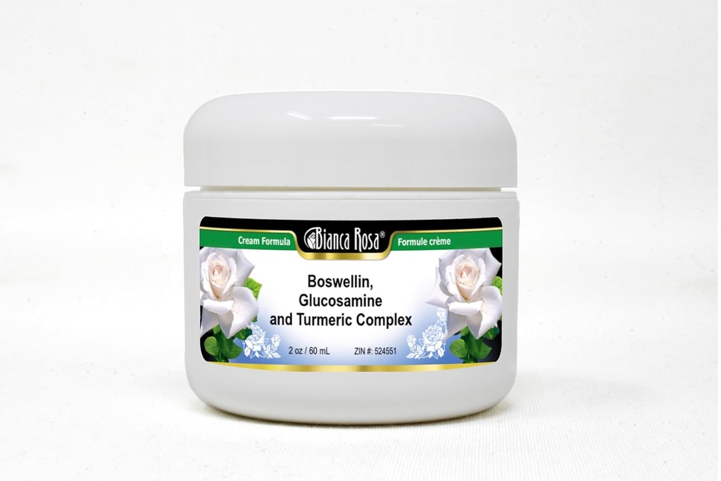 Bianca Rosa Boswellin, Glukosamin och Turmeric Complex Cream (2 oz, ZIN: 524551) - 3 Pack
