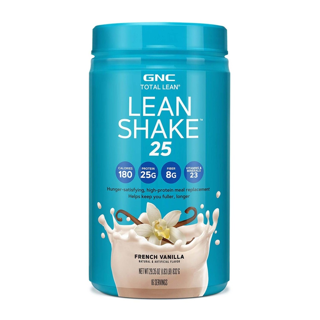 GNC Total Lean Lean Shake 25 - Franska Vanilla (16 portioner)