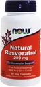 Naturlig Resveratrol, 200 Mg, 60 kapslar av Nu livsmedel