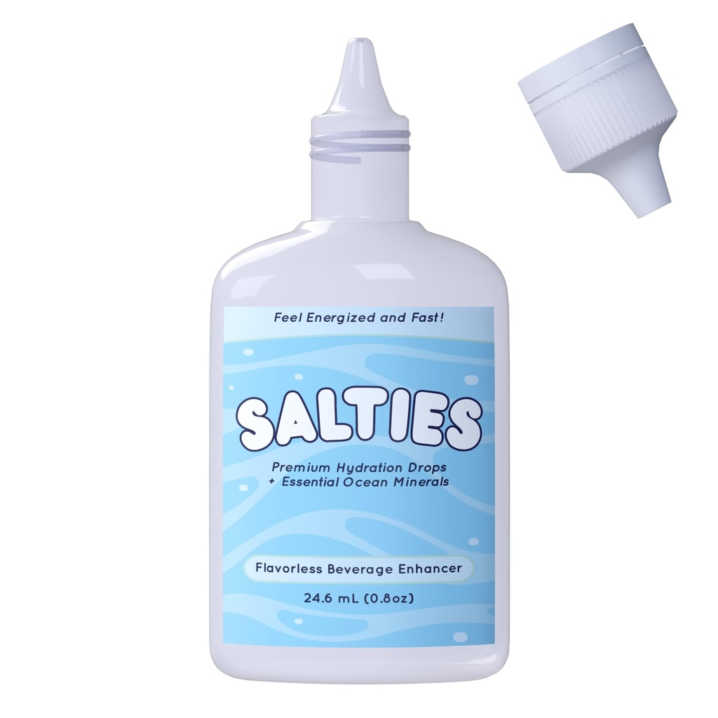 Electrolyte Drops l Unflavored Electrolyte Drip Drops | Perfekt för Keto Fasting och Hydration l Trace Mineral Drops med Magnesium, Kalium och Natrium | Sugar-Free | Made in Utah, USA