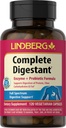 Lindberg Komplett Digestant Multi-Enzyme Formel med Pancreatin och Betain Hydrochloride, 120 kapslar