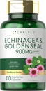 Carlyle Echinacea Goldenseal Capsules | 110 greve | 900mg | Vegetarian, icke-GMO, Gluten Free