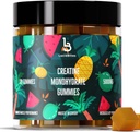 Kreatinmonohydrat Gummies - Vegan, Sugar-Free, 120-räkning, 5000mg Kreatin för återhämtning och muskelprestanda