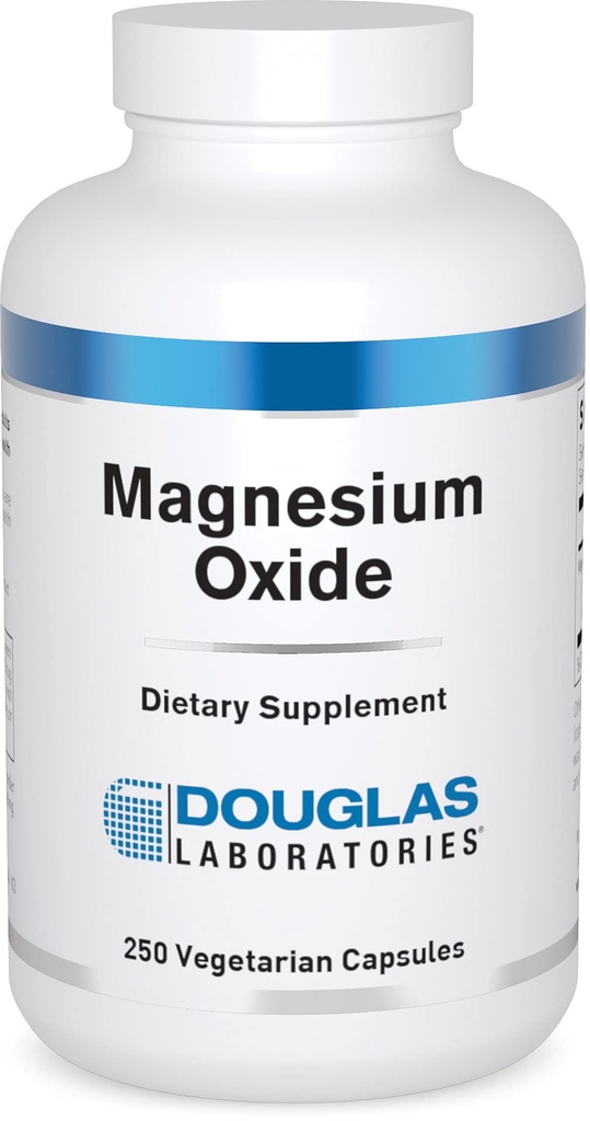 Douglas Laboratories Magnesium Oxide stöder normal hjärtfunktion och benformation * 250 kapslar