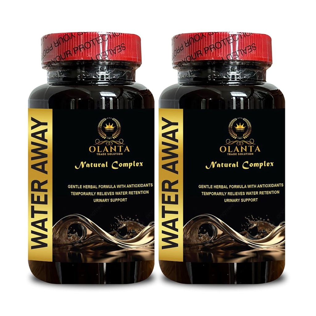 Vattenborttagning - Vattenpiller Vattenretention, daglig vattenvikt bort piller, maximal styrka Diuretic Water Pills, vattenspolning - 2 flaska 120 kapslar