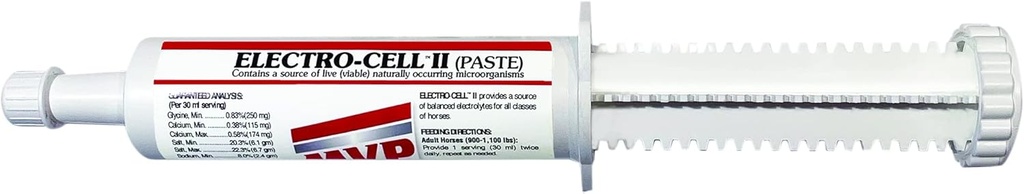 Electro-Cell II Electrolyte Paste för hästar -5-pack (10 doser)