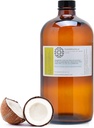 PureC60OliveOil C60 Organic MCT Coconut Oil 1L / 33,8 Fl Oz - 99,95% Kol 60 lösningsmedel Fri 400 mg - Amber Glass flaska - Kol 60 Kokosolja - från den ledande globala tillverkaren