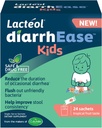 diarrhEase Kids - a Safe, Drug Free and clinically Tested postbiotic Strain That Shortens The Duration of Occasional Diarrhea- Works Naturally with Your Child’s Body, 24 Count