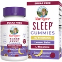 MARYRUTH'S Melatonin 5mg Sleep Gummy med L-Theanine | Lemon Balm | Vitamin B6 | Sugar-Free | Avkoppling | Vegan | Non-GMO | Gluten Free | 60 greve