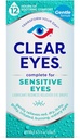 Clear Eyes Sensitive Eyes Eye Drops - Gentle Relief for Red, Itchy, Dry Eyes, 12 Hours of Soothing Comfort, 0,5 Fl Oz