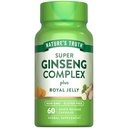 Naturens Sanning Super Ginseng Komplex | 60 kapslar | med Royal Jelly | Non-GMO & Gluten Free Supplement