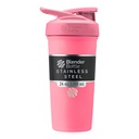 BlenderBottle Sport isolerade rostfritt stål Shaker Bottle med Wire Whisk, 24-Ounce, Pink - Protein Shakes & Hydration för idrottare & Fitness Entusiaster, Easy Mixing, håller Drinks Cold, Lockable Lid