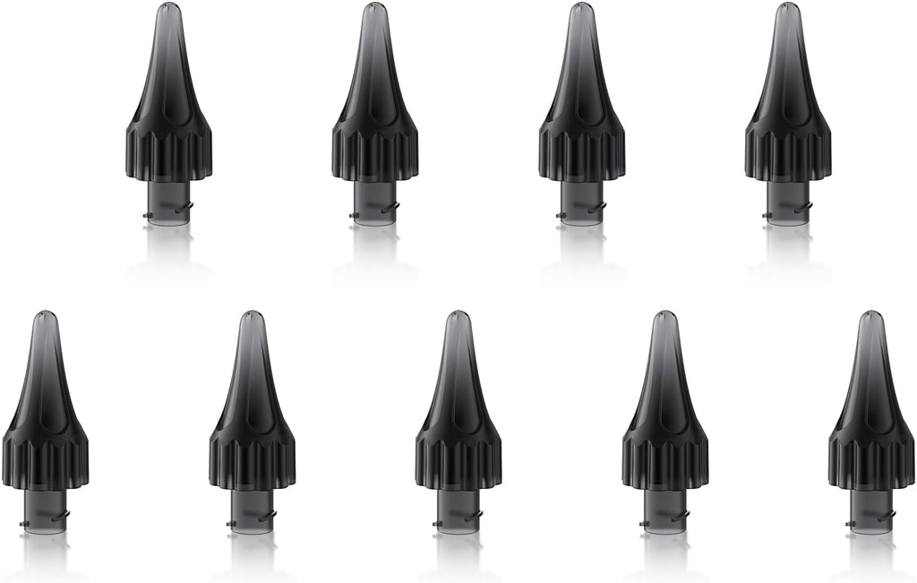 9pcs Ear Wax Removal Ear Cleaner Replacement Tips, Ersättning Ear Cleaning Kit Soft Tips, Elektrisk Ear Cleaner Replacement Tips Ear Irrigation Tips