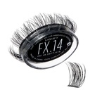 Lashify Fluffy FX 14mm Gossamer DIY Eyelash Extensions Refill, för de mest Curliest och Fluttery Appearance, Black, Easy False Lashes