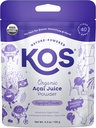 KOS USDA Organic Acai Powder, Osötad Superfood - Naturlig Antioxidant, Acai Berry för Smoothies och Bowls - Polyphenol Abundant, Gluten-Free, Non-GMO, Klimatvänlig återförsäljbar väska, 40 portioner