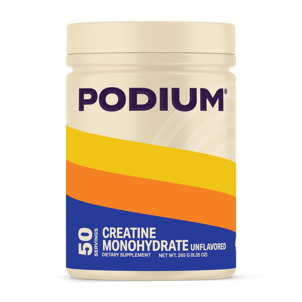 Podium Nutrition, Solos | Kreatinmonohydrat, 50 portioner, osmakad, öka atletisk prestanda