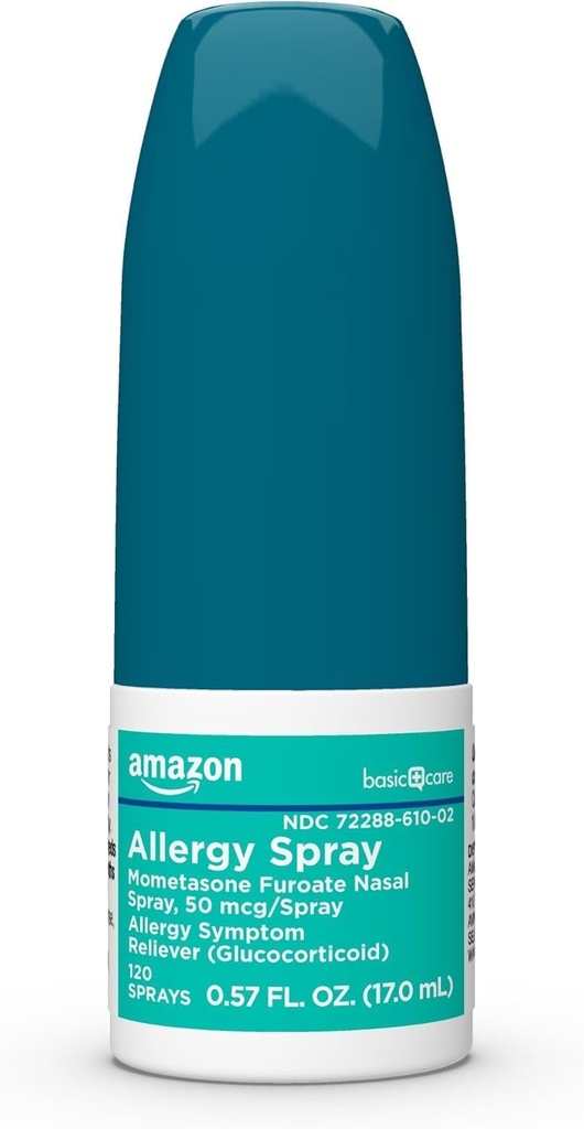 Grundvård 24 timmars allergi Nasal Spray, Mometasone Furoate Nasal Spray 50 mcg / Spray, Non-Drowsy