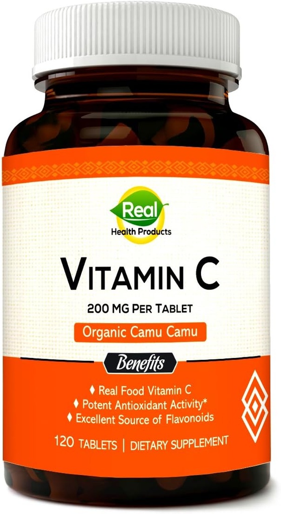 Vitamin C Supplement från Camu Camu, Packad med Natural VIT C, Raw Antioxidanter - Immune Support Supplement - Camu Camu Extract. (120 greve)