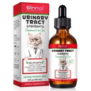 Urinary Tract for Cats, Natural Cat Urinary Tract Infection Treatment Drops - Stöder Bladder, Kidney Stone, Dog UTI, Cranberry Kidney Bladder Support Supplement, Chicken Flavor - 60 ml / 2.02oz