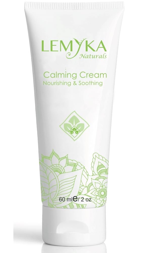 LEMYKA Natural Eczema Cream med Ceramides, Itch and Redness Relief för Atopic Dermatitis, Psoriasis, Hives, Organic Healing Ointment Långvarig Moisturizer, Paraben-fri, Fragrance-fri, 2oz