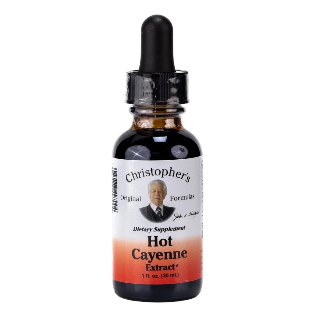 Christophers ursprungliga formler Hot Cayenne Extract, 1 fl oz - Natural Herbal Supplement
