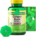 Ginger Root 550 mg, 100 vegetariska kapslar med Bundle Exclusive Vitaminer & Mineraler - A till Z - Bättre Ligth & Spring Guide
