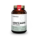PURICA - Lion's Mane Micronized Mushrooms, 120 Vegan kapslar 60-dagars leverans - främjar kognitiv hälsa - icke-GMO och glutenfri - Fokus och minnesstöd - Hjärnhälsa och förbättrad matsmältning