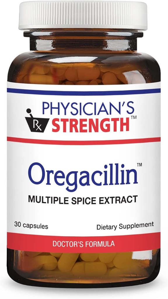 Läkarens styrka Oregacillin - 30 kapslar - Multiple Spice Extract - Respiratory Health Support - 30 portioner