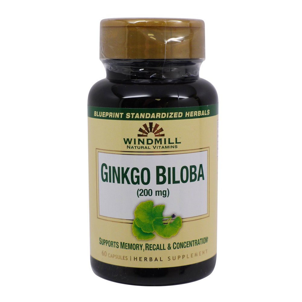 Ginkgo Biloba 200mg 60 Caps av Windmill