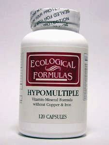 Ekologiska formler - Hypomultiple utan Cu / Järn 120 caps