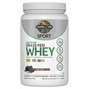 Garden of Life Sport Whey Protein Powder Chocolate, Premium Grass Fed Whey Protein Isolate Plus Probiotics för Immune System Health, 24g Protein, Non GMO, Gluten Free, Cold Processed - 20 portioner