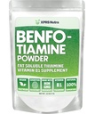 XPRS Nutra Benfotiamine Powder (Thiamine) - Fat Soluble Happy Heart Thiamine Supplement - Avancerad vitamin B1 Benfotiamine för en kognitiv Boost - Vegan Friendly Benfotamine Powder (.25 Ounce)
