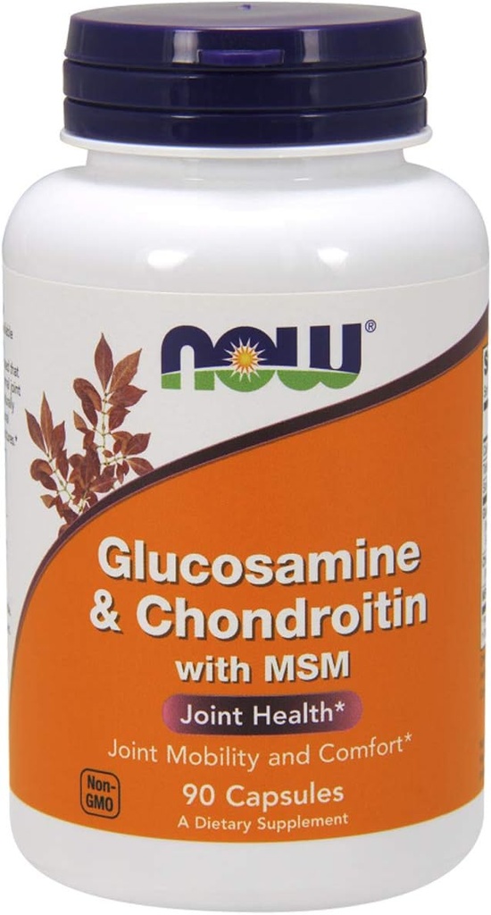 Nu livsmedel Glukosamin & Chondroitin med MSM, 90 greve