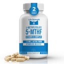 L-Methylfolate + B Balance (7.5mg) - 5-MTHF, B6, B2 & B12 Methylcobalamin B Complex - 60 kapslar - Professional Strength Active Methyl Folate - Non GMO, Gluten Free, No Fillers