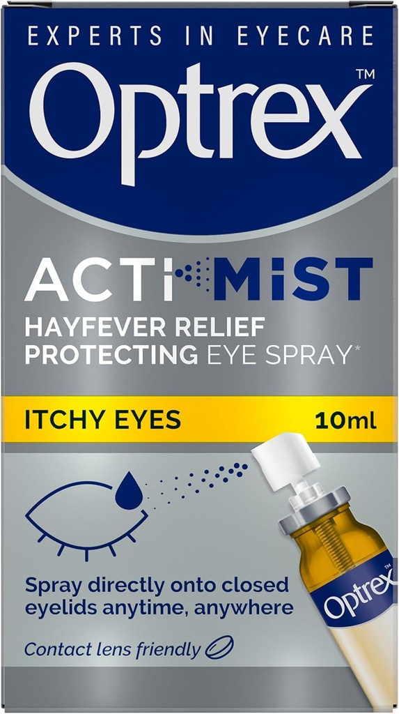 Optrex ActiMist 2-i-1 Eye Spray för Itchy Plus Watery Eyes - 10 ml av Optrex
