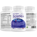 Advanced Sciatic Nerve Support Relief: Alpha Lipoic Acid - 18 i 1 Sciatica Supplements - Vitamin B Complex - Tillverkad i USA (120 greve 1)