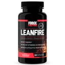 FORCE FACTOR LeanFire Pre Workout Energy Pills med grönt teextrakt och koffein för att öka energi, bygga mager muskel, svart, 60 greve av 1), paket kan variera