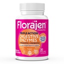 Florajen Digestive Enzymes med Probiotics & Prebiotics - Triple-Action Formel för Gut Health, Bloating & Gas Relief - Stöder Gluten & Dairy Digestion - Clean - Non-GMO - 30-Count