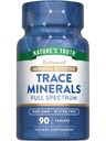 Naturens Sanning Trace Minerals Supplement med jod | 90 tabletter | Förbättrad mineral Booster | Non-GMO & Gluten fri tillägg